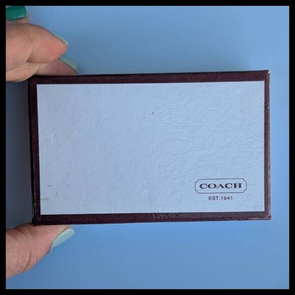 Coach Pink Cherry Signature Slider Necklace - Picture 8 of 9